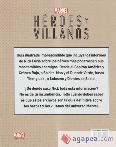 MARVEL HEROES Y VILLANOS MARVEL 9788418610103