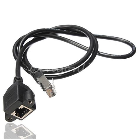 Купить Новый 3шт rj45 100c m 1m ca ts ca t мужчин женской ethernet винт ...