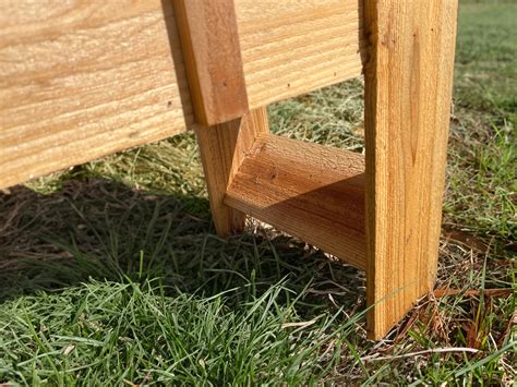 Raised Cedar Planter Box Stylish & Sturdy DIY Build Plans - Etsy