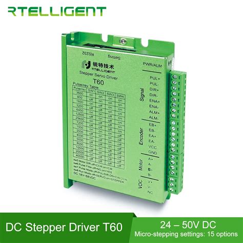 Rtelligent Nema 23 Digital Closed Loop Stepper Motor Driver Stepper