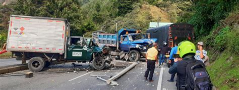 Tras Accidente De Tránsito La Autopista Medellín Bogotá Fue Nuevamente