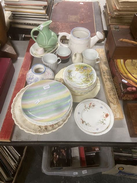 Lot Collection Of Ceramics Incl Meakin Sevres Royal Doulton