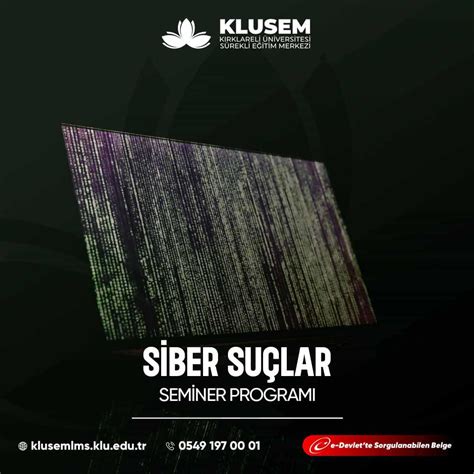 Siber Suçlar Semineri