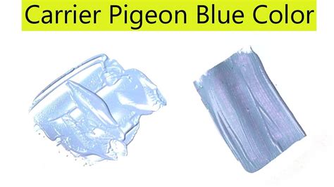 Carrier Pigeon Blue Color What Color Make Carrier Pigeon Blue Color