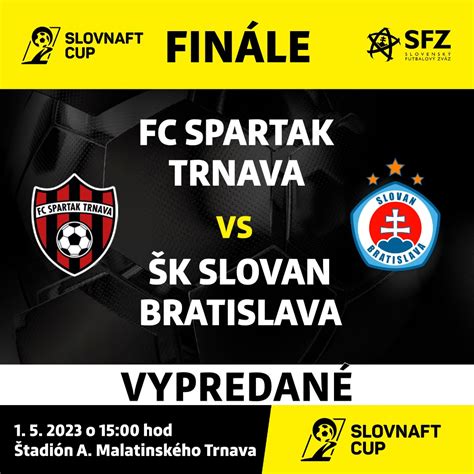 Slovnaft Cup Aktualizované Informácie K Finálovému Zápasu Slovenský