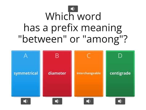 U3 Latin & Greek Roots; Suffixes and Prefixes (Through Lesson 3) - Quiz