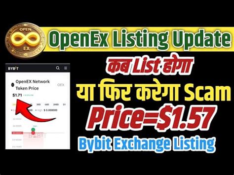 Oex Token Listing Update Today Openex Scam Oex Listing Price Oex