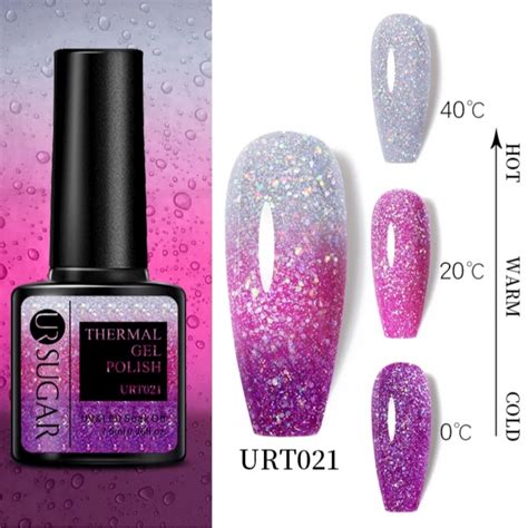 Esmalte Em Gel T Rmico Ml Muda De Cor Conforme A Temperatura