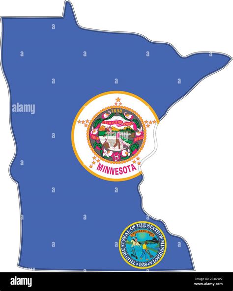 Minnesota State Map Fotograf As E Im Genes De Alta Resoluci N Alamy