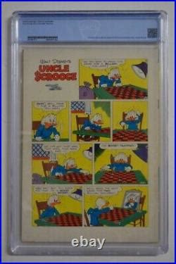 Four Color 456 UNCLE SCROOGE 2 CBCS 4 5 1953 Carl Barks Cover Art