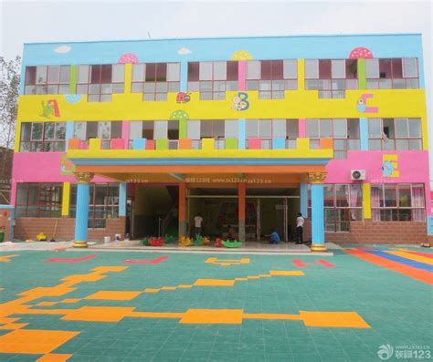 幼儿园外墙彩绘设计效果图 装信通网效果图