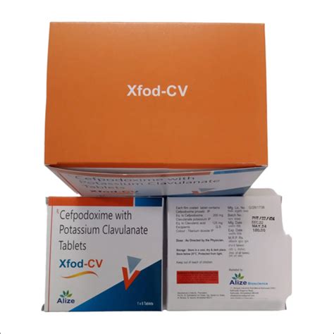 Cefpodoxime Potassium Clavulanate Tablets Expiration Date 36 Months At Best Price In Ahmedabad