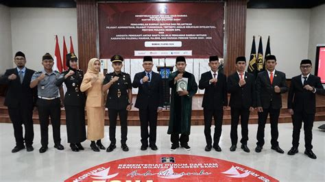 Kakanwil Kemenkumham Sulbar Lantik Pejabat Administrasi JFT PPNS Dan