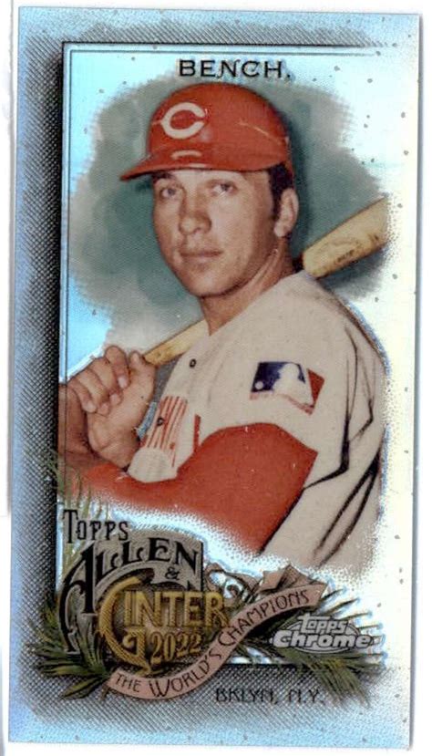 Topps Allen And Ginter Chrome Mini Refractor Baseball Checklist