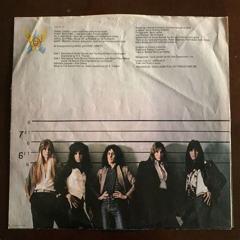 Angel Bad Publicity Sinful Casablanca Records Rpm Vinyl Rock