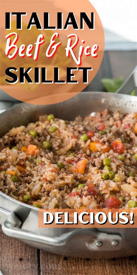 Italian Beef And Rice Skillet Artofit