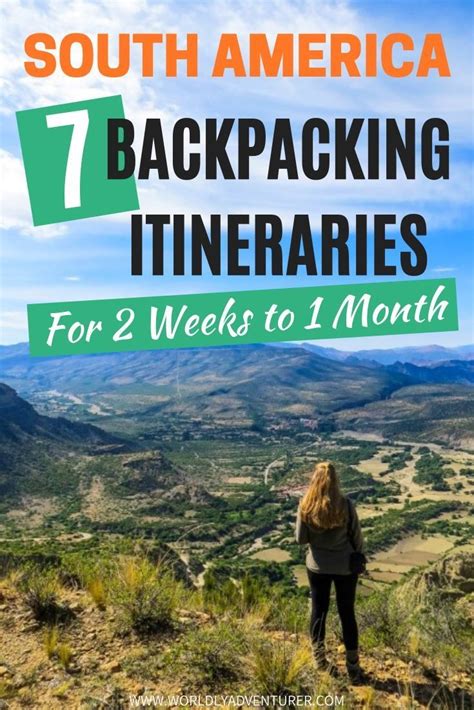 South America Backpacking Routes Seven Itineraries For Two Weeks To