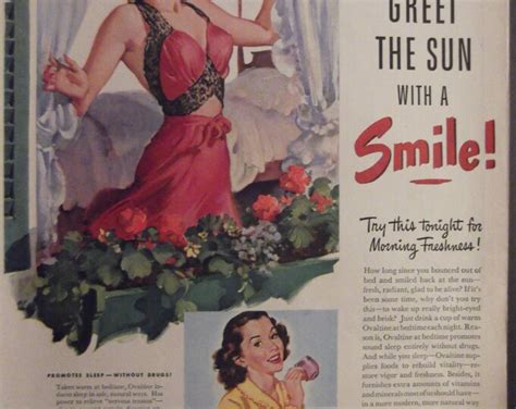 1946 Ovaltine Ad Plain And Chocolate Flavored Drink Original Etsy