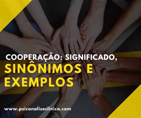 Coopera O Significado Sin Nimos E Exemplos Psican Lise Cl Nica