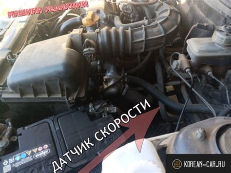 Где находится датчик скорости на ВАЗ-2110 инжектор 8 клапанов: фото