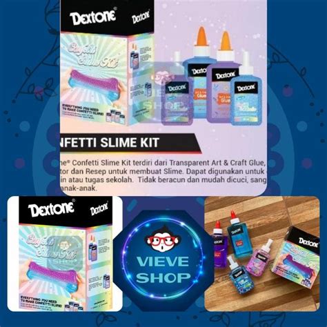 Jual Dextone Confetti Slime Kit Shopee Indonesia