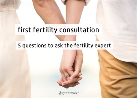 First Fertility Consultation 5 Questions To Ask The Fertility Expert Gennima Ivf