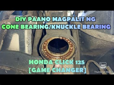 Diy Paano Magpalit Ng Cone Bearing Knuckle Bearing Honda Click