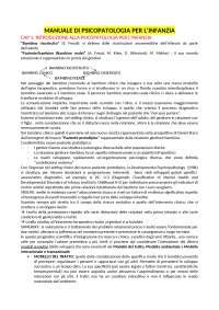 Manuale Di Psicopatologia Dell Infanzia Tambelli Docsity