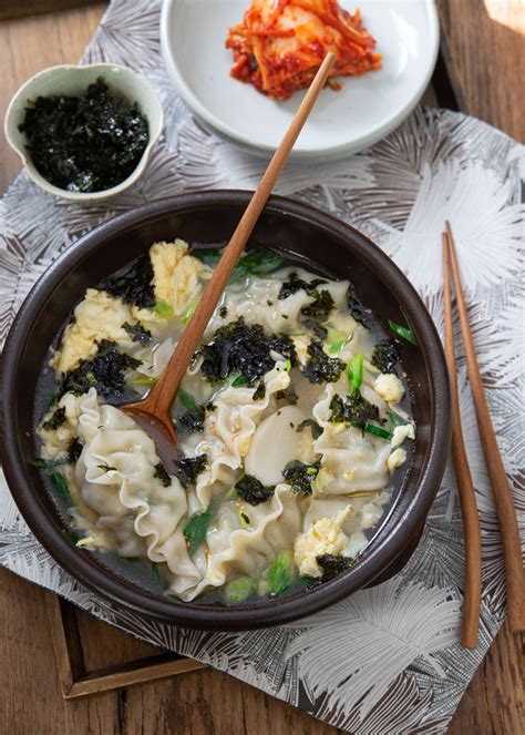 Sopa Coreana R Pida De Bolas De Masa Hervida Mandu Guk Recetas Coreanas