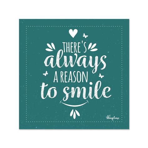 Theres Always A Reason To Smile Wooden Fridge Refrigerator Magnet