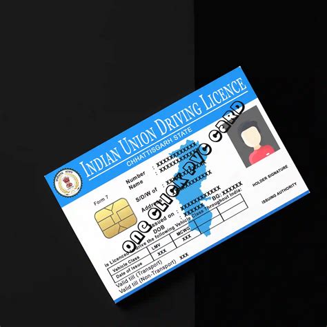 Chhattisgarh Driving Licence Pvc Card Printing Service