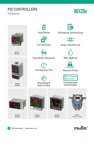 Pid Controller Radix Universal Input Pid Controller Nex