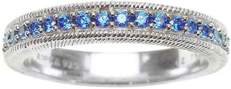 Judith Ripka Sterling Diamonique Eternity Bandring Qvc Diamond