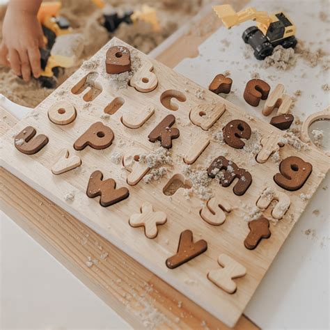 Alphabet Puzzle Wooden Educational Toys Inquisitive By Nature