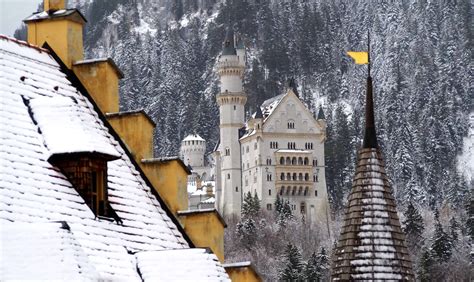 King Ludwig Castle In Winter