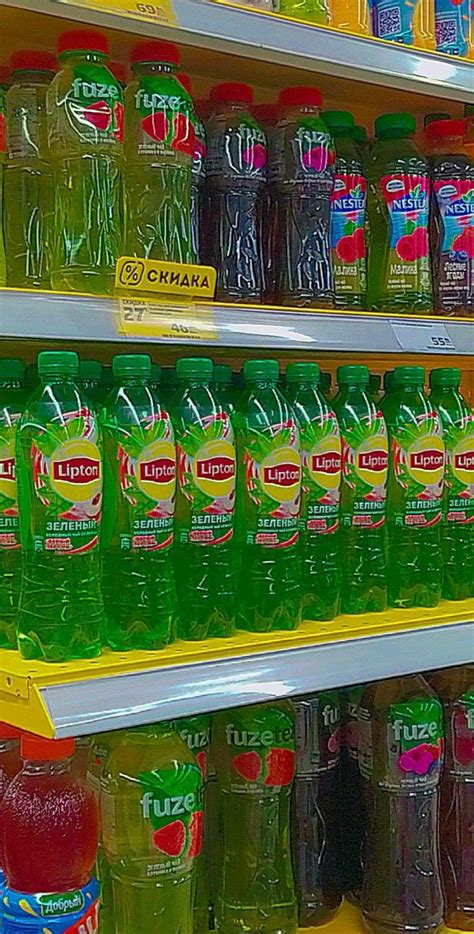 ~Lipton~ | Lipton, Junk food snacks, Drinks fridge