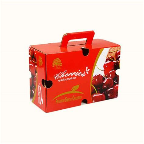 Custom Wholesale Printing Corrugated Cardboard Fruit Packaging Box