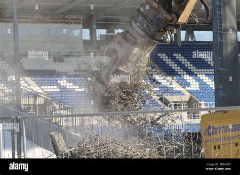 Construction of new stadium of karlsruher Sc in Wildpark Stock Photo ...