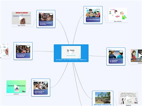 Enfoques Transversales Del Curr Culo Mind Map