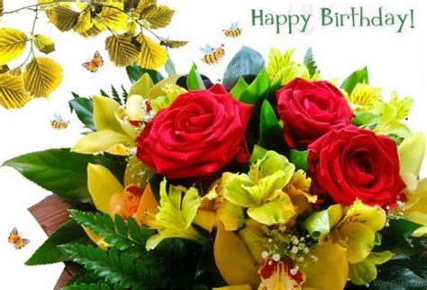 Happy Birthday Wishes With Beautiful Flowers Images Best Flower Site