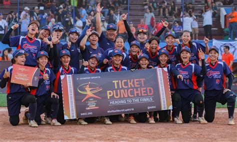 Grupo A De La Copa Mundial De Softbol Femenino Sub Wbsc China