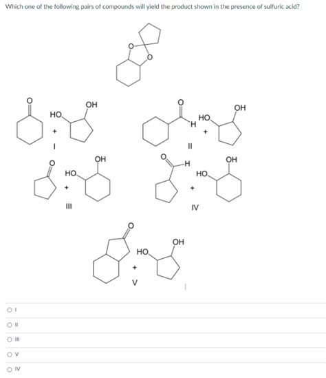 Solved Which One Of The Following Pairs Of Compounds Will Chegg