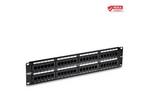 TRENDnet 48 Port Cat6 Unshielded Patch Panel Wallmount Or Rackmount