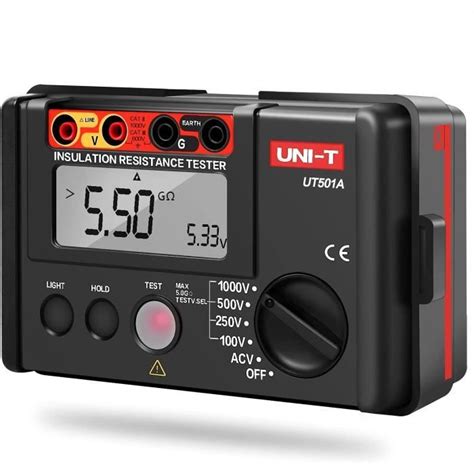 Ut501A Lcd Isolation Numérique Multimètre Testeur D Isolation Mètre