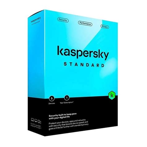 Distribuidor de Kaspersky Antivirus Standard 5 Dispositivos 1 Año Box