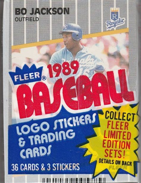 Unopened Baseball Pack Fleer Cards Pack Shown Is For