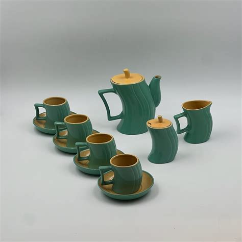 Natavintage Vintage Memphis Naj Oleari Tea Set By Massimo Iosa Ghini