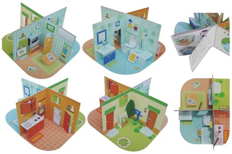 ДОМИК 3D ИЗ БУМАГИ поделка №15635 своими руками с мастер-классом
