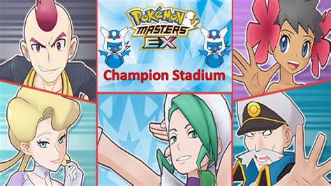 Pokemon Masters EX Hoenn Champion Stadium Challenge With Champion