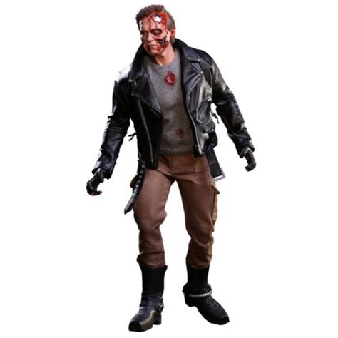 Hot Toys T Battle Damaged The Terminator Movie Series Scale Figure Merchandise Zavvi UK